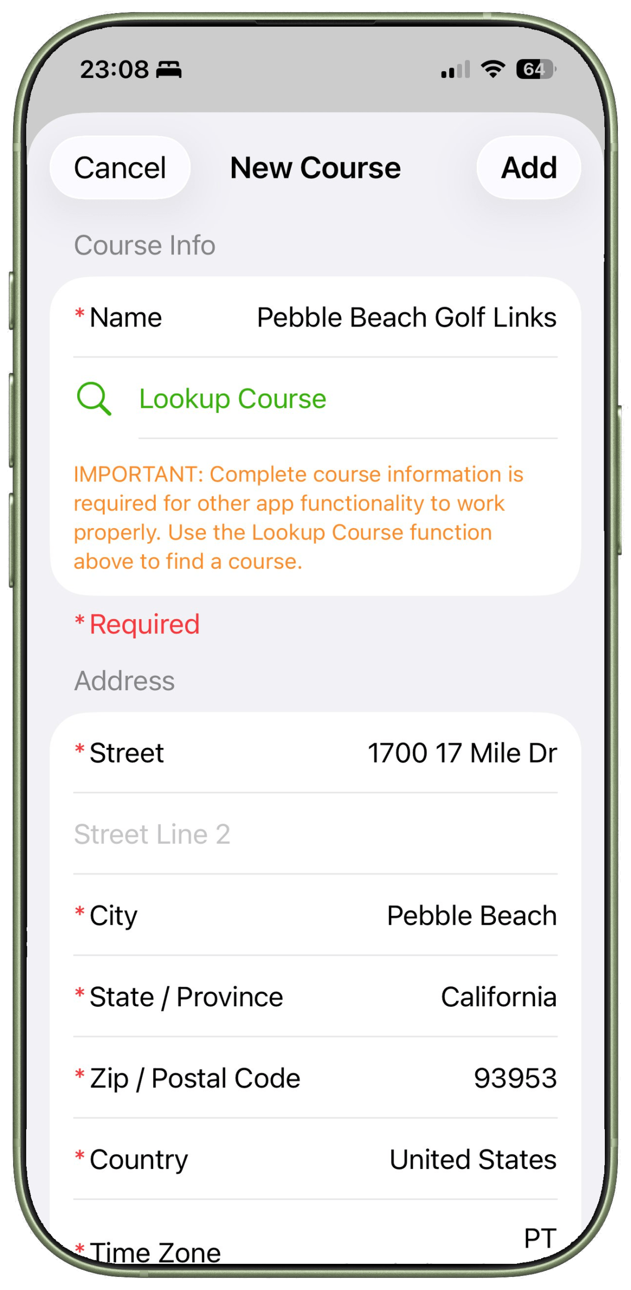 iphone 17 sage course lookup