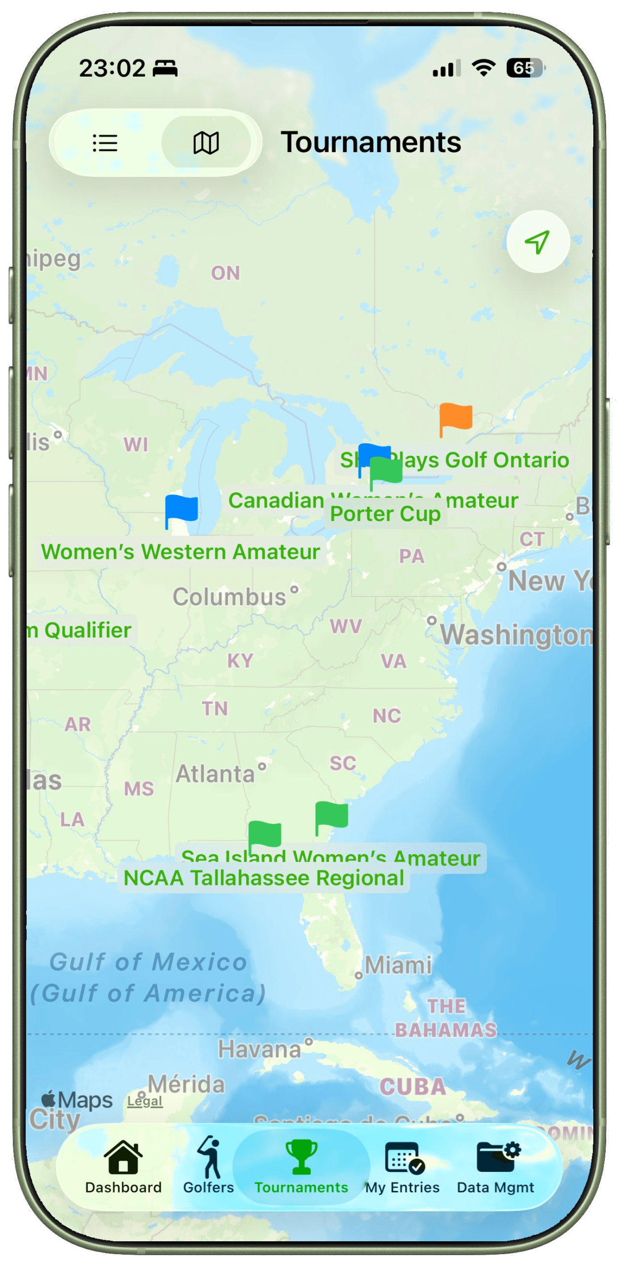 iphone 17 sage tournament map